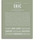 Eric | Name Art Print – Name Stories