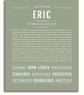 Eric | Name Art Print – Name Stories