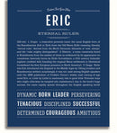 Eric | Name Art Print – Name Stories