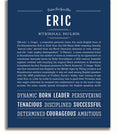 Eric | Name Art Print – Name Stories