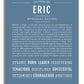 Eric | Name Art Print – Name Stories