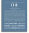 Eric Personalized Name Meaning Art Prints – Name Stories
