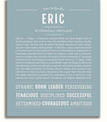 Eric Personalized Name Meaning Art Prints – Name Stories