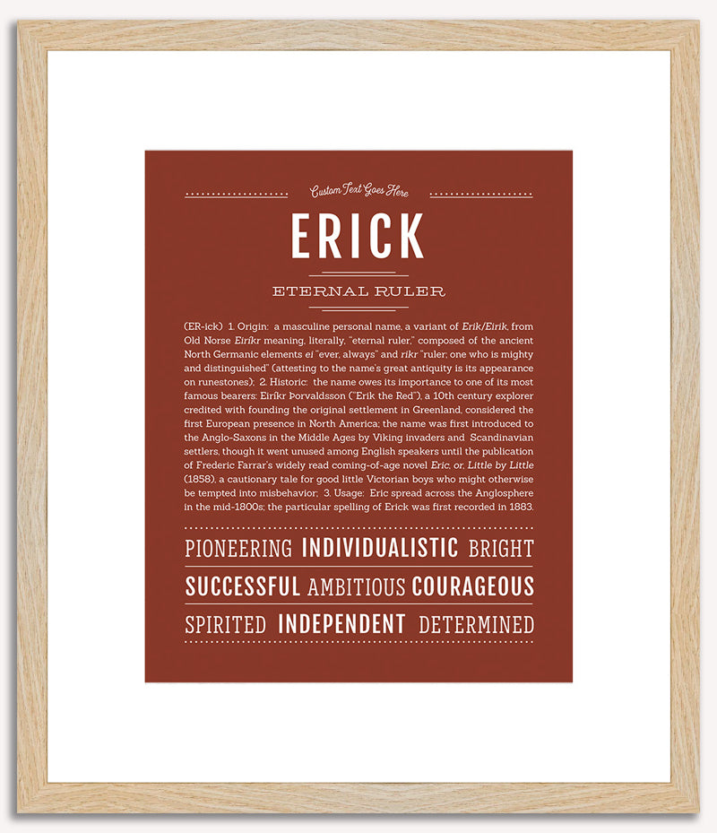 Erick | Name Art Print