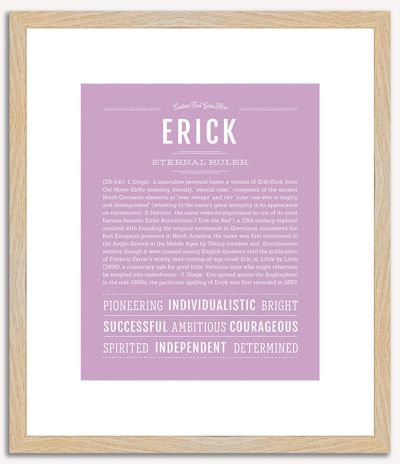 Erick | Name Art Print