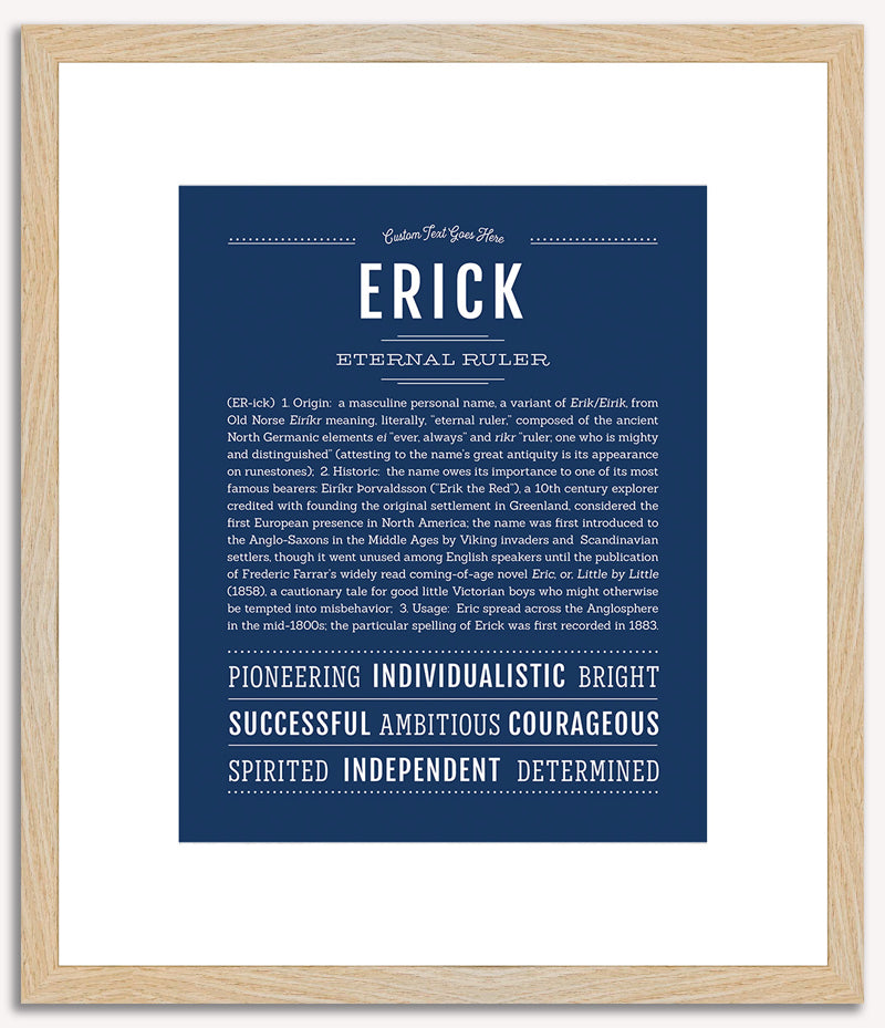 Erick | Name Art Print