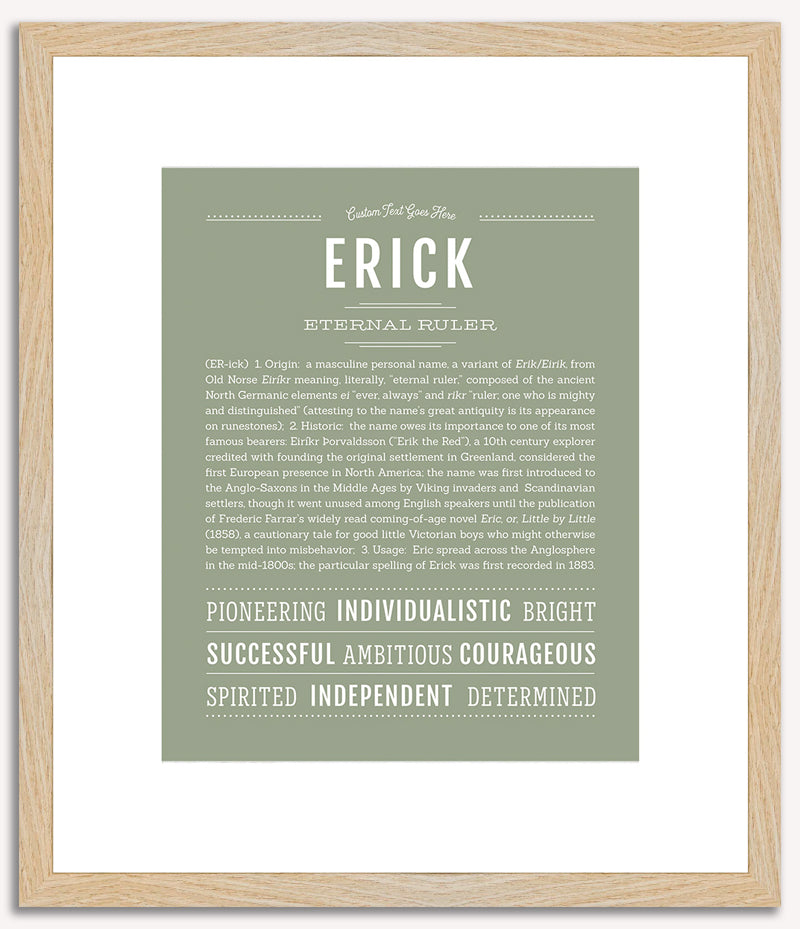 Erick | Name Art Print