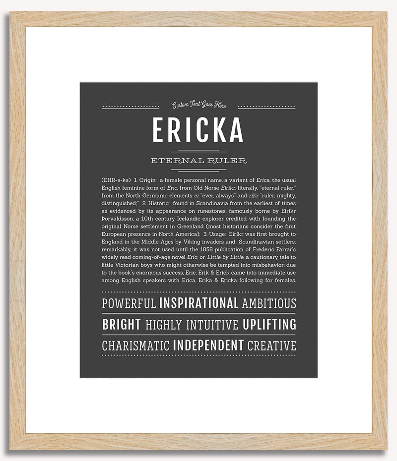 Ericka | Name Art Print