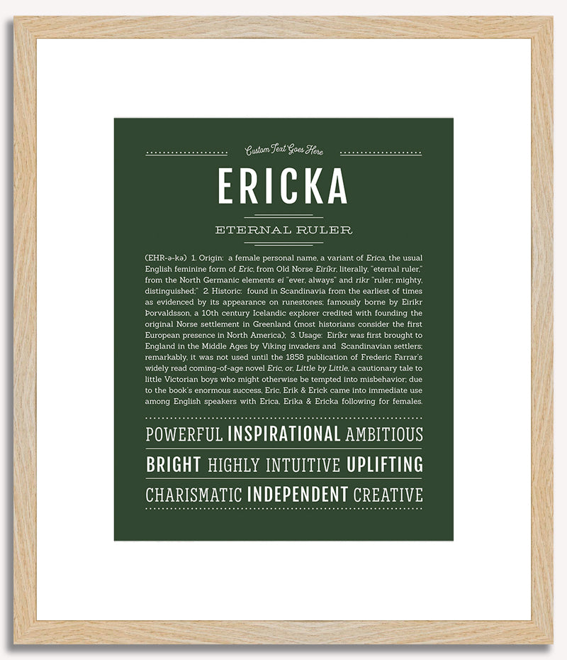 Ericka | Name Art Print