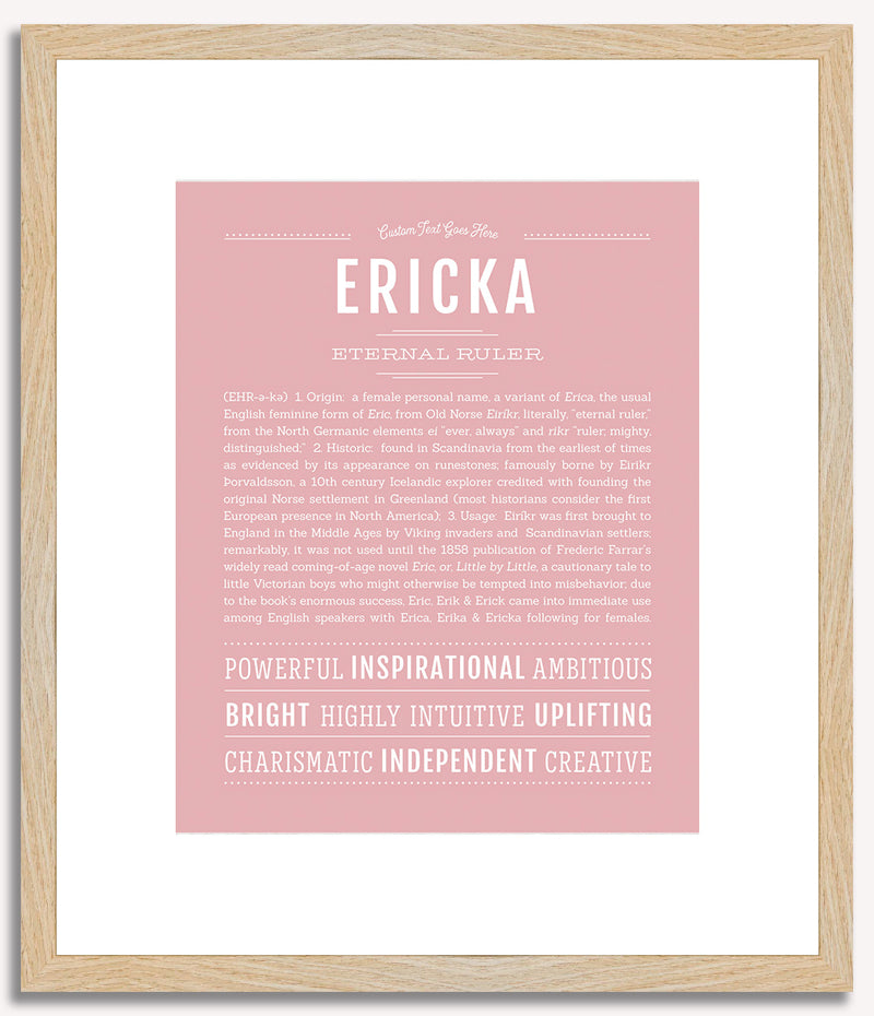 Ericka | Name Art Print