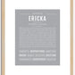 Ericka | Name Art Print