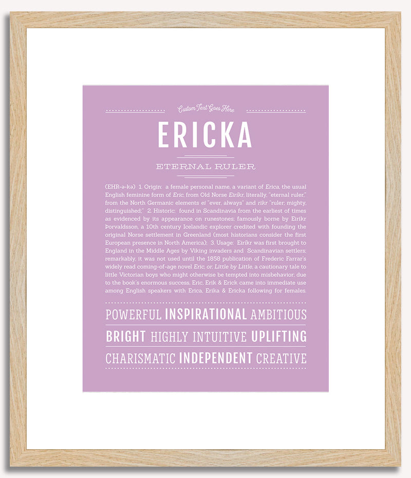 Ericka | Name Art Print