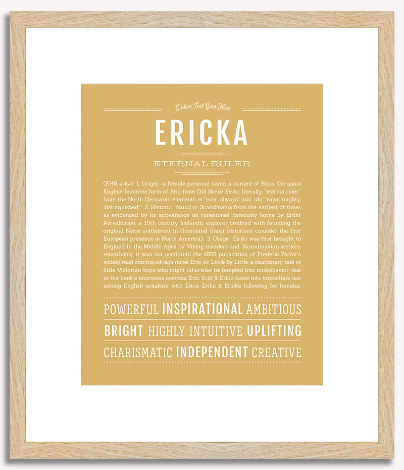 Ericka | Name Art Print