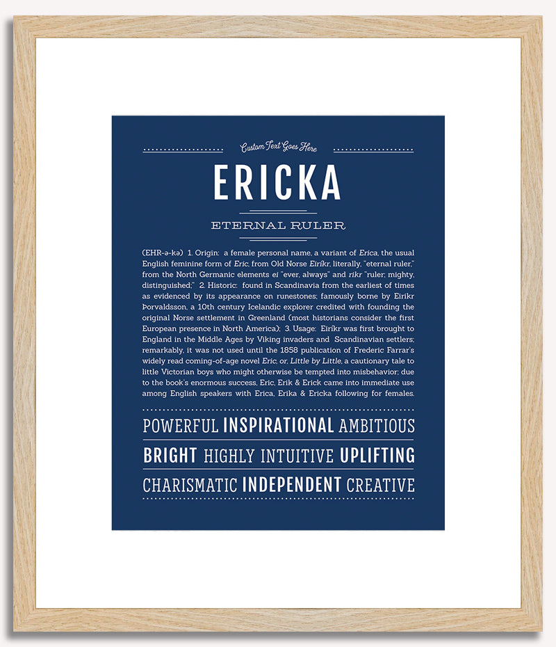 Ericka | Name Art Print