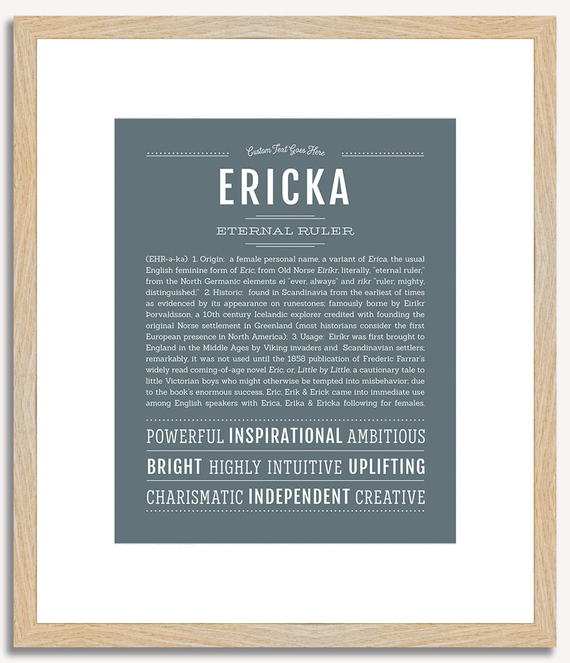 Ericka | Name Art Print