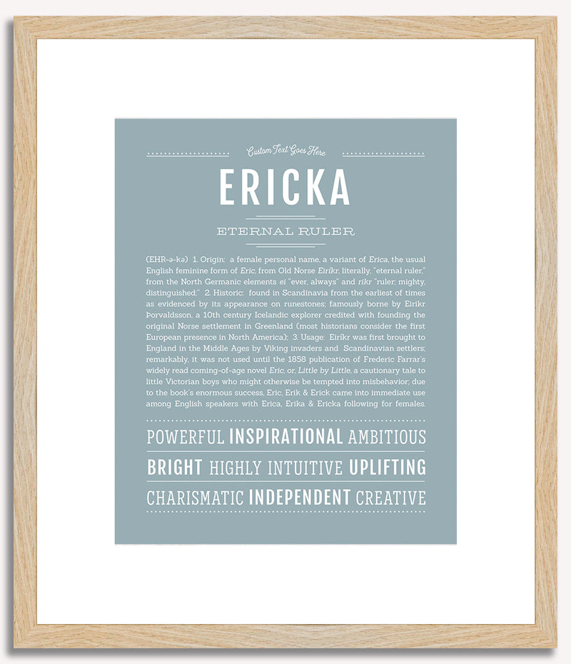 Ericka | Name Art Print