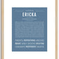 Ericka | Name Art Print