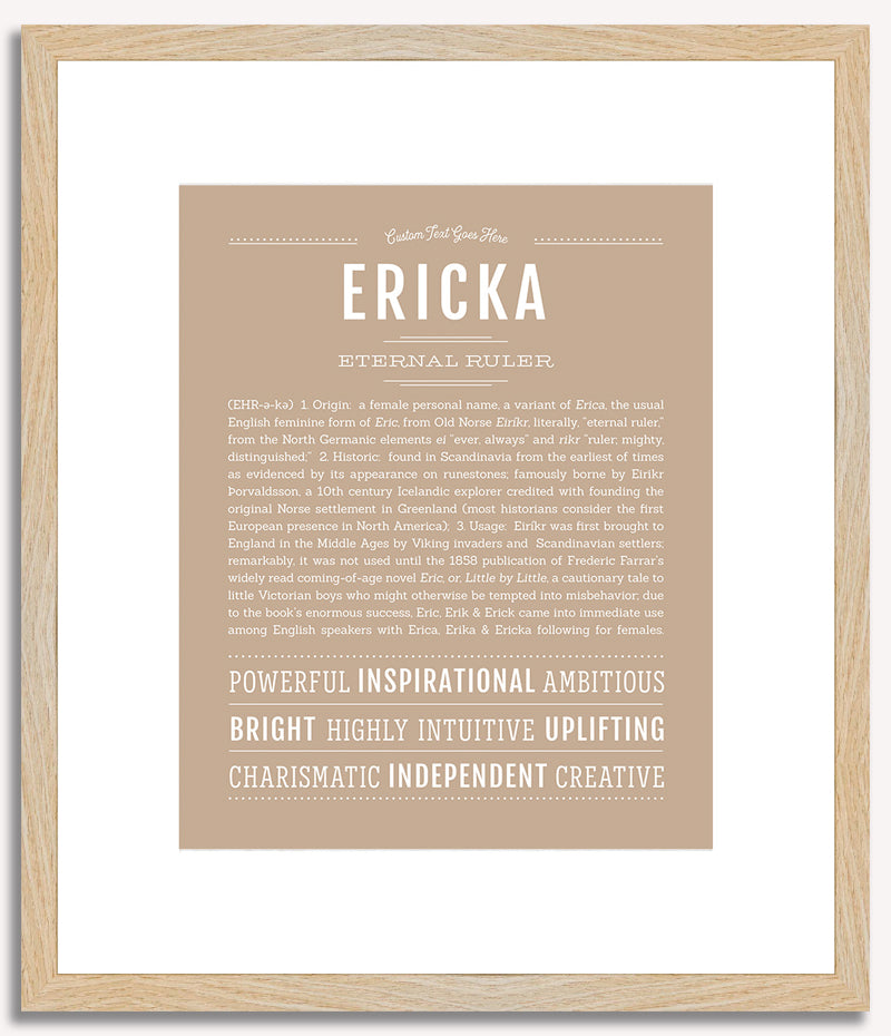 Ericka | Name Art Print