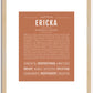 Ericka | Name Art Print