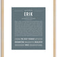 Erik | Name Art Print