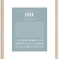 Erik | Name Art Print