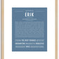 Erik | Name Art Print