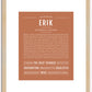 Erik | Name Art Print