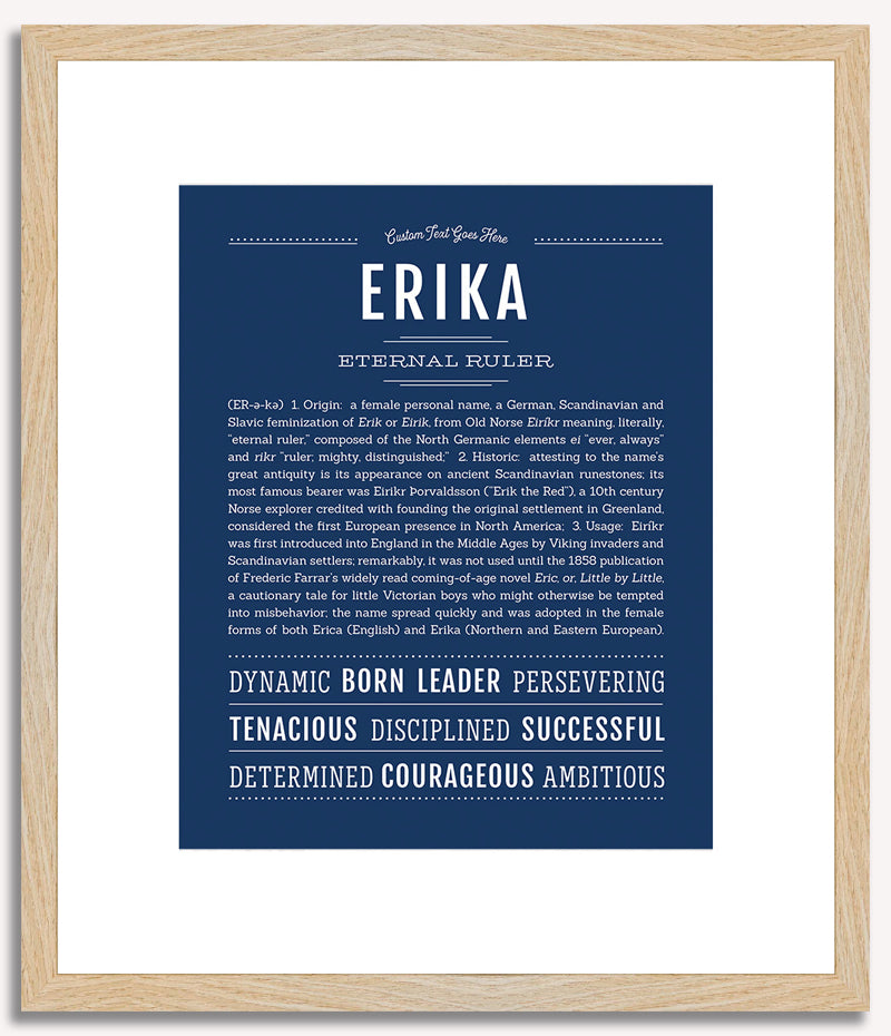 Erika | Name Art Print