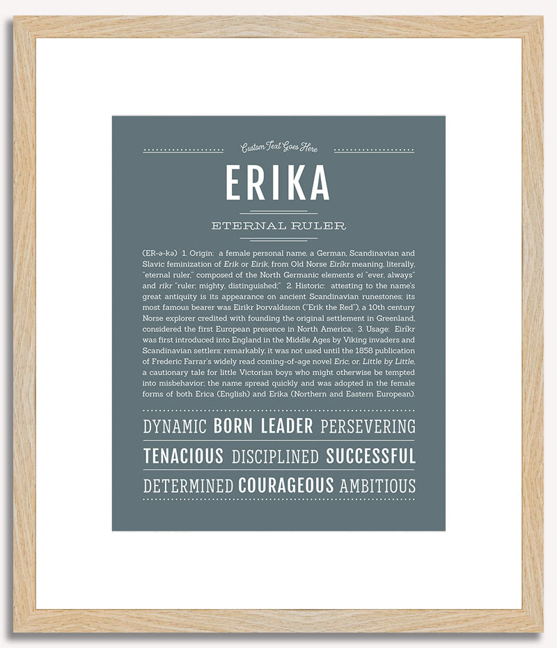 Erika | Name Art Print