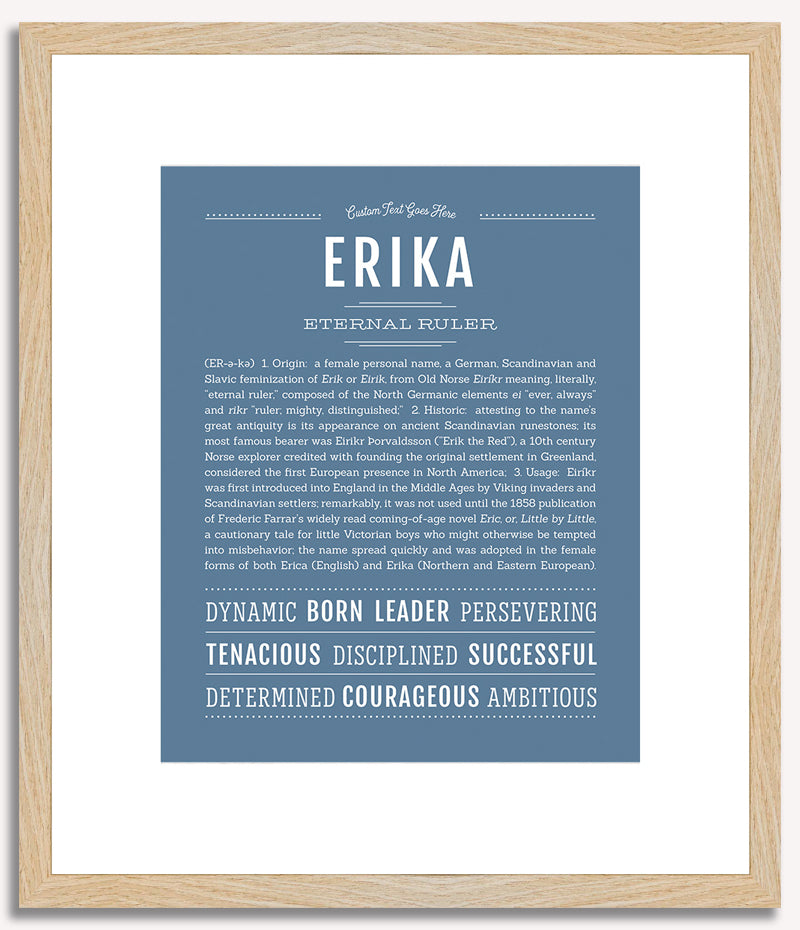 Erika | Name Art Print