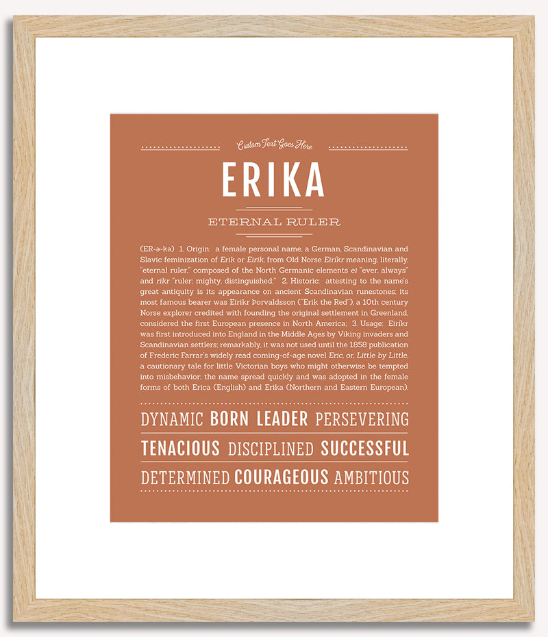 Erika | Name Art Print