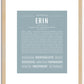 Erin (male) | Name Art Print