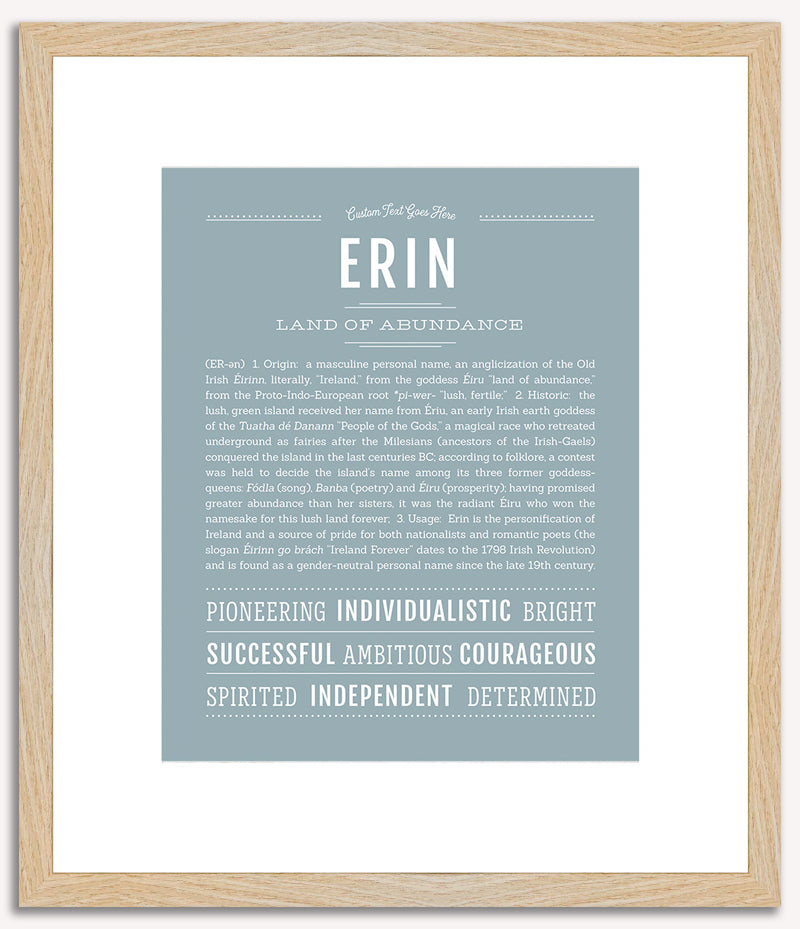 Erin (male) | Name Art Print