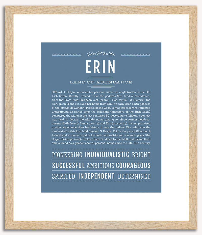 Erin (male) | Name Art Print