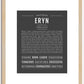 Eryn | Name Art Print