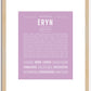 Eryn | Name Art Print