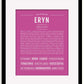 Frame Options | Dark Pink | Black Frame, Matted