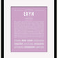 Frame Options | Lilac | Black Frame, Matted