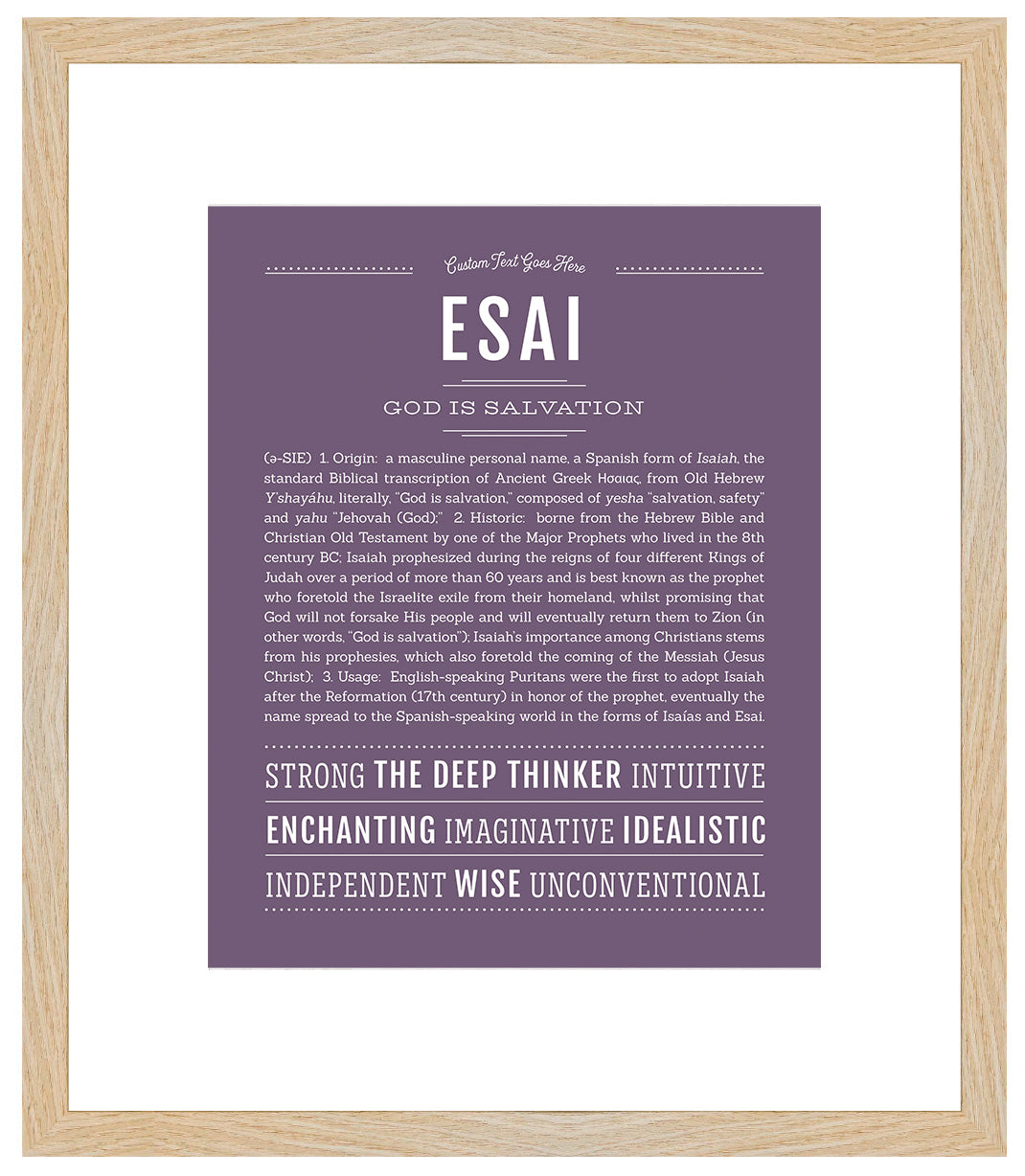 Esai | Name Art Print