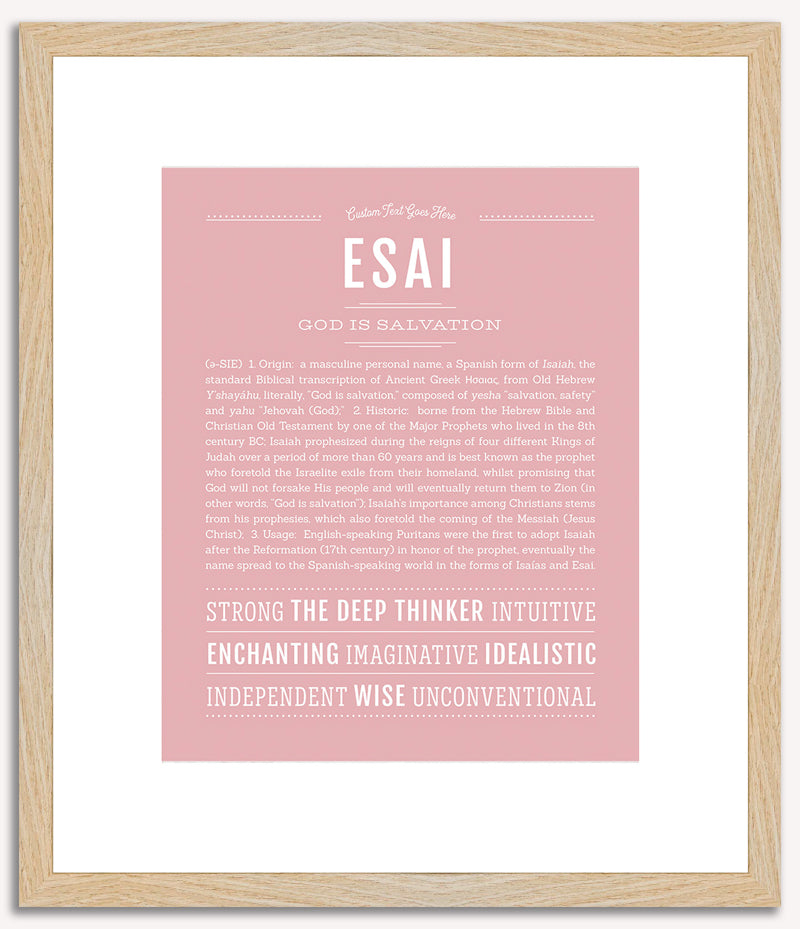 Esai | Name Art Print