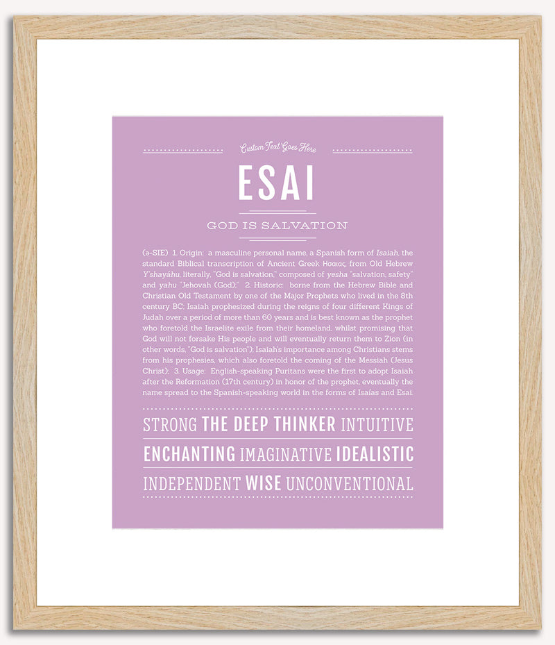 Esai | Name Art Print