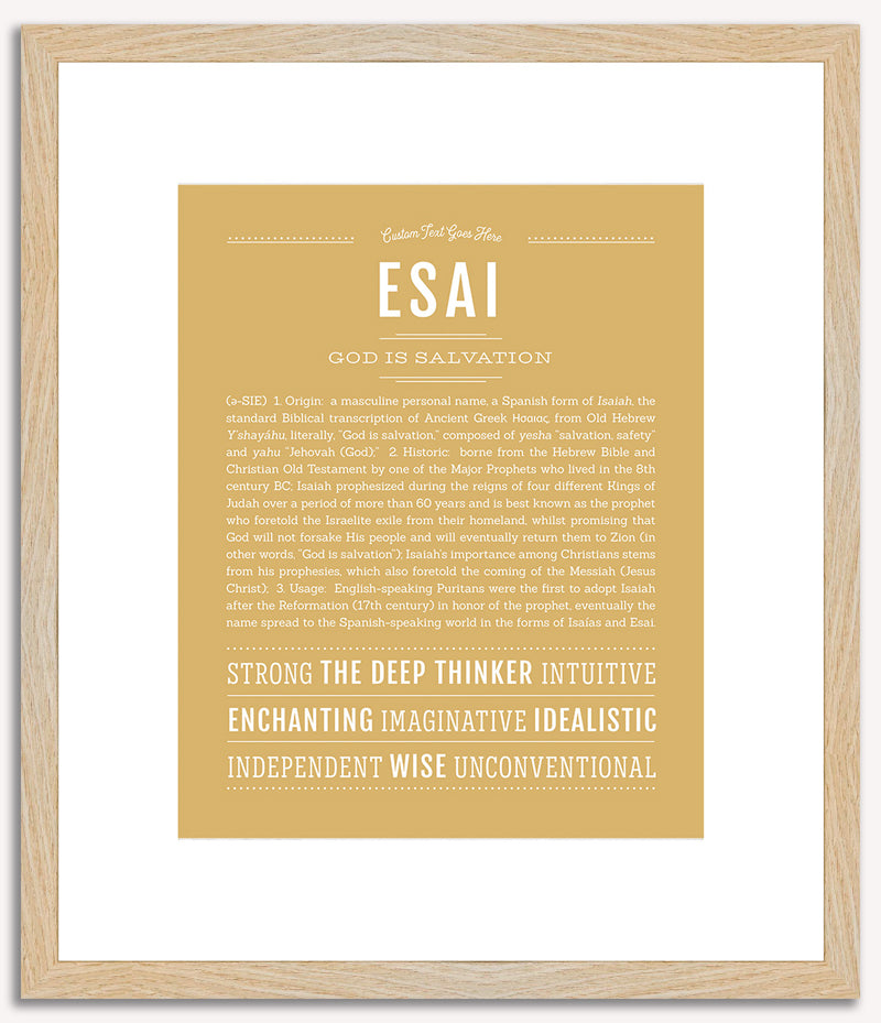 Esai | Name Art Print