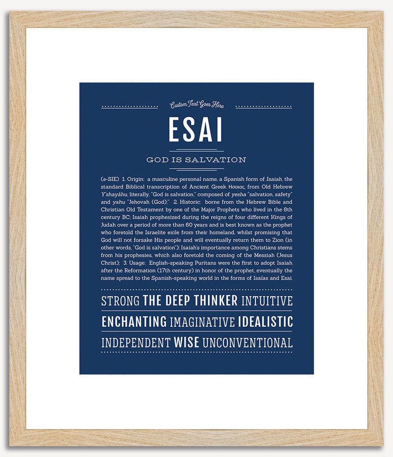 Esai | Name Art Print