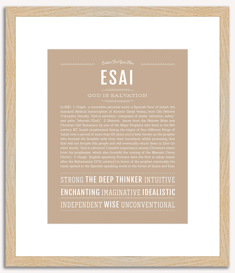 Esai | Name Art Print