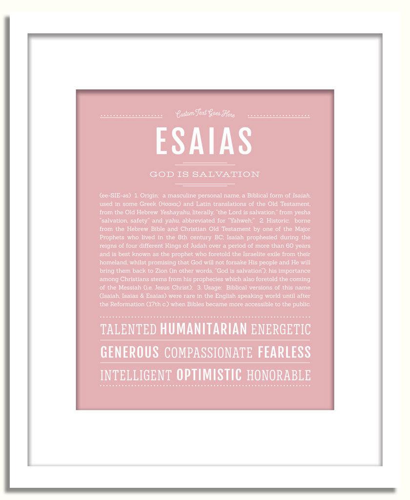 Frame Options | Dusty Rose | White Frame, Matted