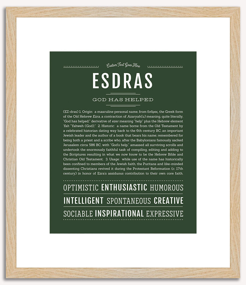 Esdras | Name Art Print