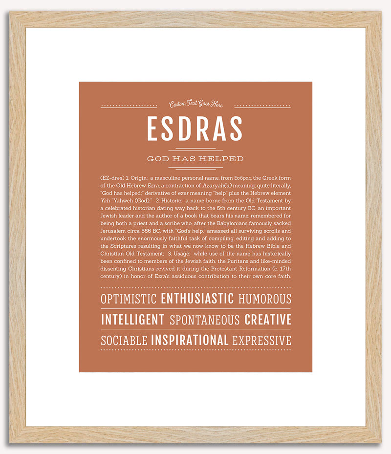 Esdras | Name Art Print