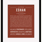 Frame Options | Bordeaux | Black Frame, Matted