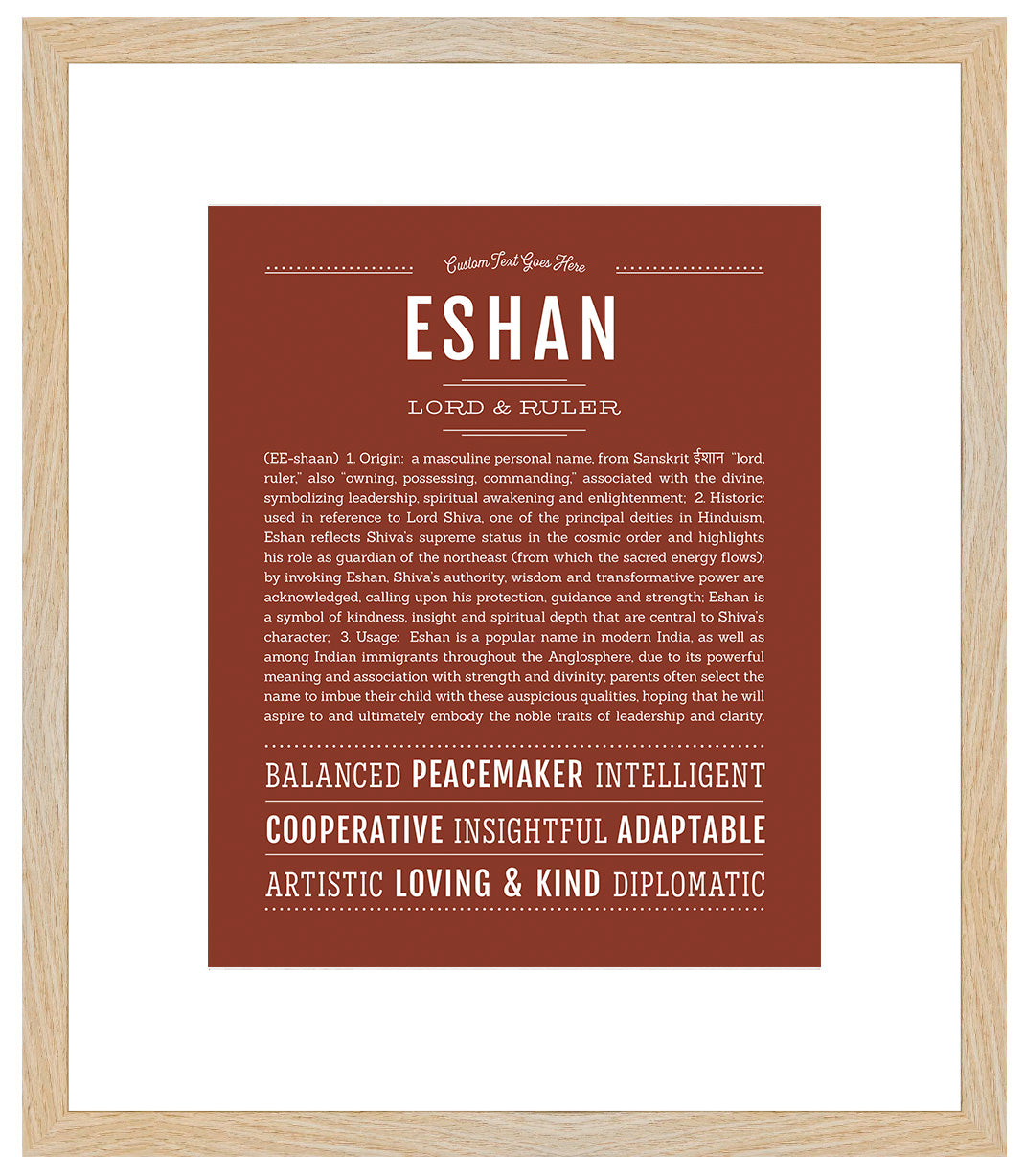Frame Options | Bordeaux | Maple Frame, Matted