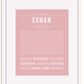 Frame Options | Dusty Rose | White Frame, Matted